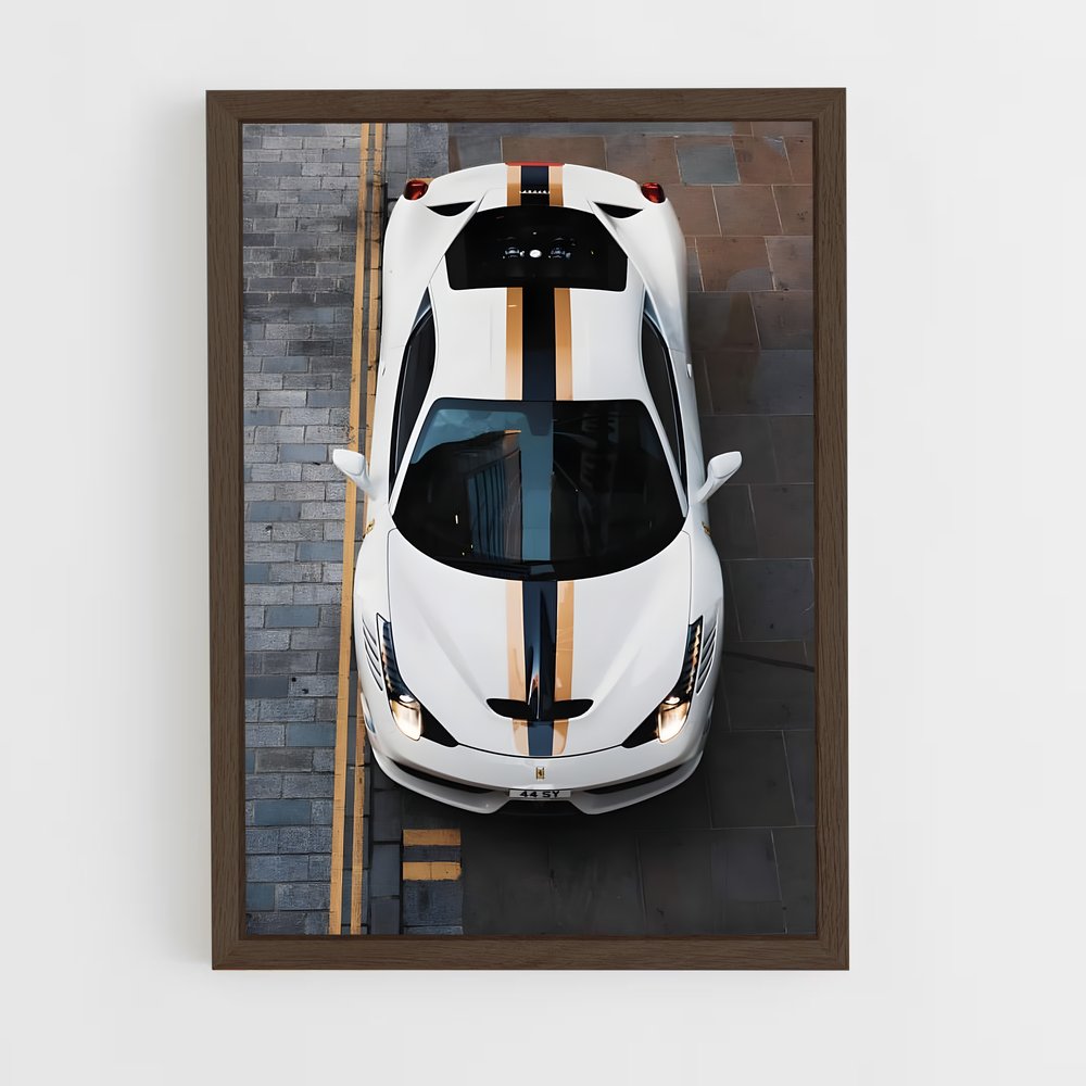 Poster Route 458 – affiche Ferrari (vue 5)